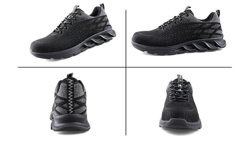 Steel Toe Work Shoes Anti Piercing Lightweight Sneakers Hiking Shoes Size 6 - 12 Carousel 6