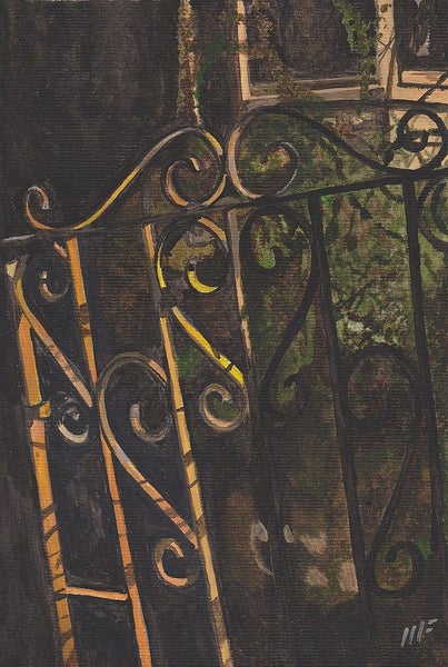 Print of Watercolour The Gate Carousel 1