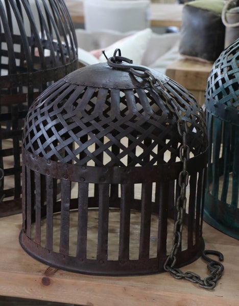 VINTAGE IRON INDUSTRIAL SHADES- 3xSIZES Carousel 5