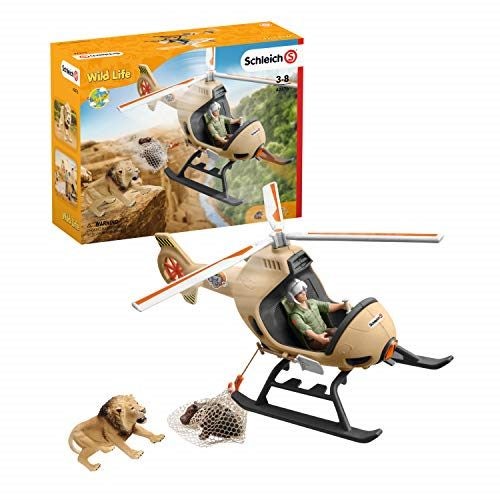 Schleich 42476 Animal rescue helicopter Wild Life Carousel 1