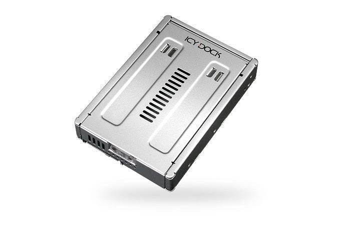 ICY DOCK MB982IP-1S-1 Full Metal 2.5" to 3.5" SAS (SFF-8482) HDD/SSD Converter Carousel 1