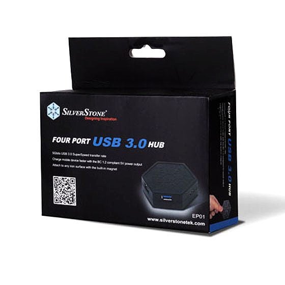 SilverStone EP01 4 Port USB Hub Carousel 2