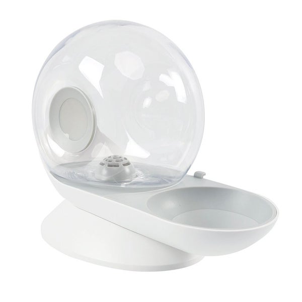 M-Pets 2.8L Snail Round Pet Cat Dog Filter Water Drinking Dispenser Feeder Bowl Carousel 1
