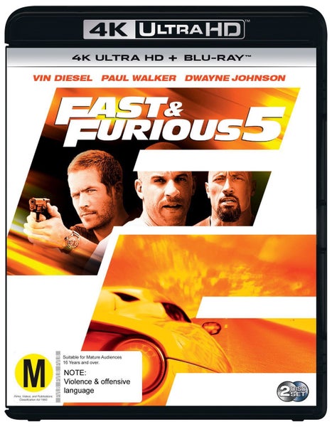 FAST & FURIOUS 5 (4K ULTRA HD + BLU-RAY) Carousel 1