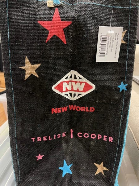 Trelise Cooper New World eco bag blk space astronaut blue swimmer