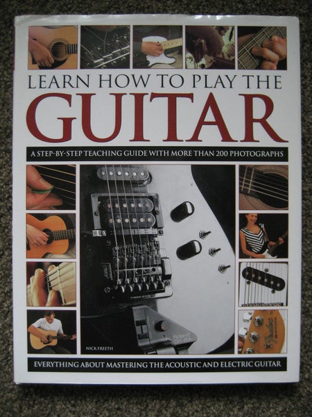 LEARN HOW TO PLAY the ACOUSTIC & ELECTRIC GUITAR BOOK Instruction Manual Carousel 1