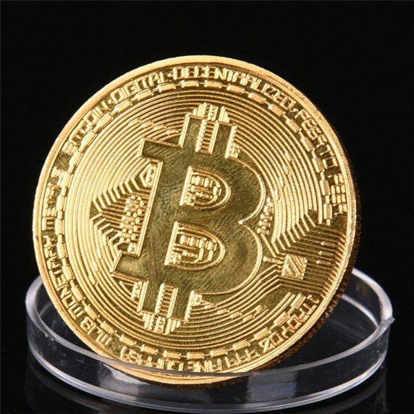 NEW Golden Bitcoin Coin Collectible Gift BTC Coin Art Collection62933722839169119