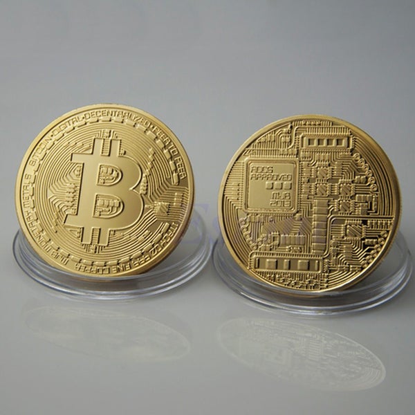 NEW Golden Bitcoin Coin Collectible Gift BTC Coin Art Collection62933722839169113