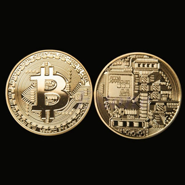 NEW Golden Bitcoin Coin Collectible Gift BTC Coin Art Collection62933722839169114