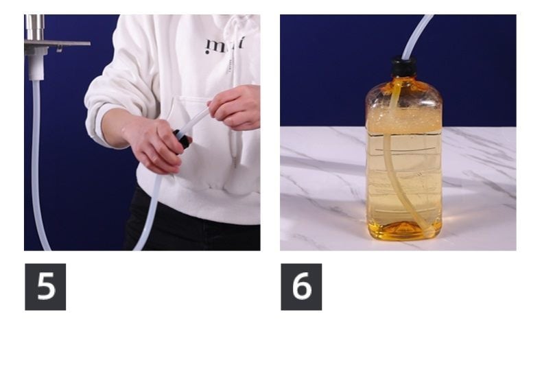 Soap Dispenser and Extension Tube Kit for Kitchen, Laundry Sink etc. Carousel 12