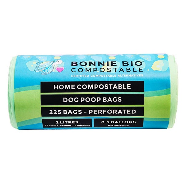 225PK Bonnie Bio Compostable 2L Dog Poop Poo Waste Clean Up Bags Green Eco Carousel 2