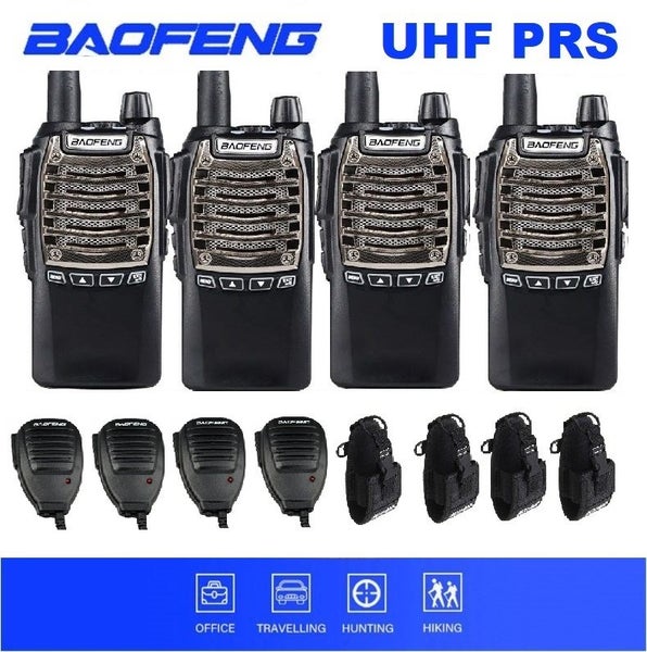 4x Baofeng UV-81C 5 WATT (HIGH POWER) UHF CB Walkie Talkies - 80 Channels Carousel 1