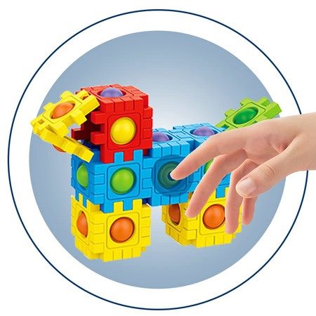 24 PCS Push Pop Bubble Sensory Fidget Toy Set with Simple Dimple 2in1 Puzzle Bui Carousel 9