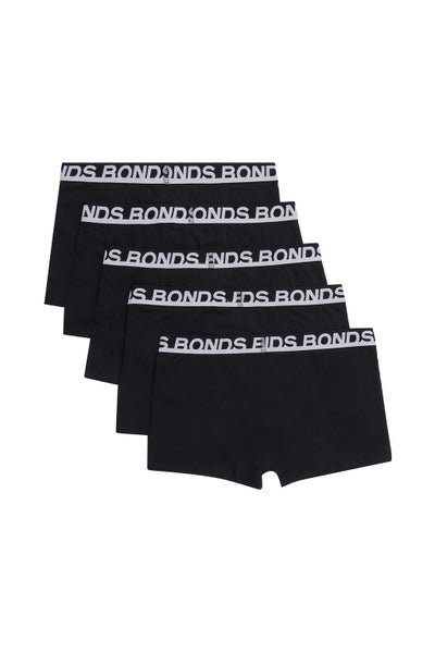 20 X Bonds Mens Everyday Trunks Underwear Black Carousel 2