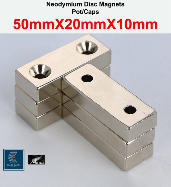 Brand New Neodymium Disc Rectangular Blocks Magnet 50mm x 20mm *Clearance* Carousel 2