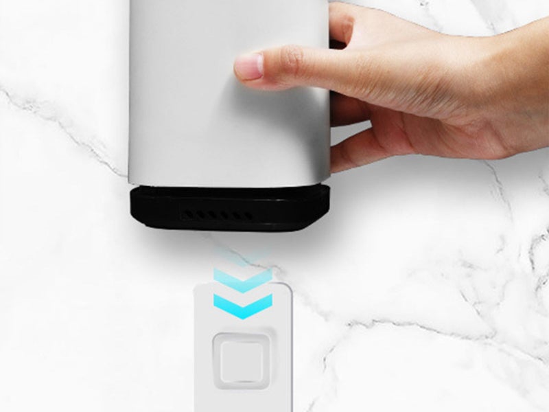 White Flexible Toilet Brush with Not Water Leaking Ventilation Slots Base Carousel 7