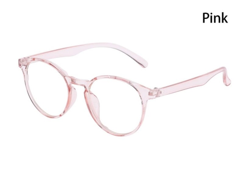 Lightweight Blue Light Blocking Glasses - Clear Pink Carousel 1