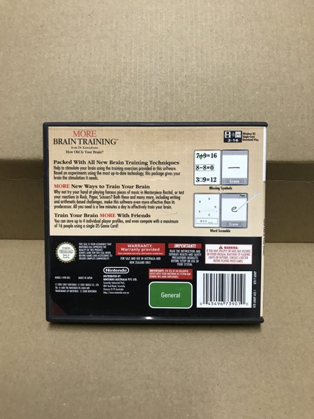 More Brain Training For Nintendo DS, BRAND NEW / UNUSED Carousel 2