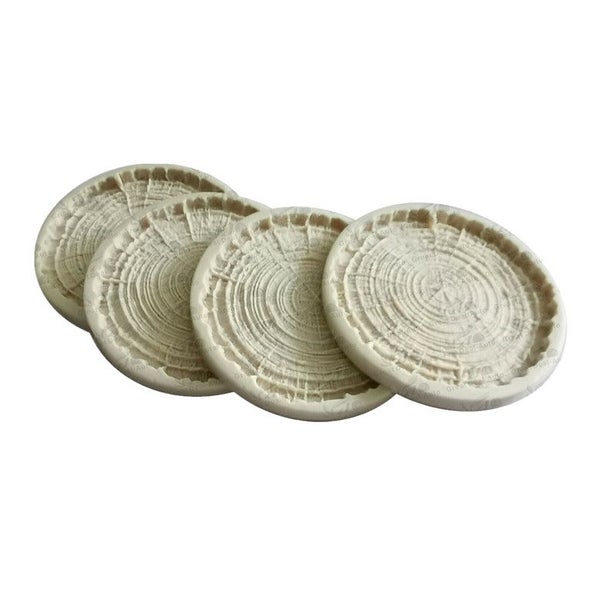 Set Of Four Tree Ring Silicone Coaster Mold AU Cup Tray Mould DIY Making Tools Carousel 1