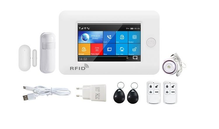 Wireless home security alarm system 4G + WiFi + Smart TUYA APP Carousel 1