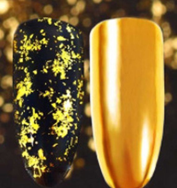 Nail glitter flake powder (gold) 0.2g Carousel 1