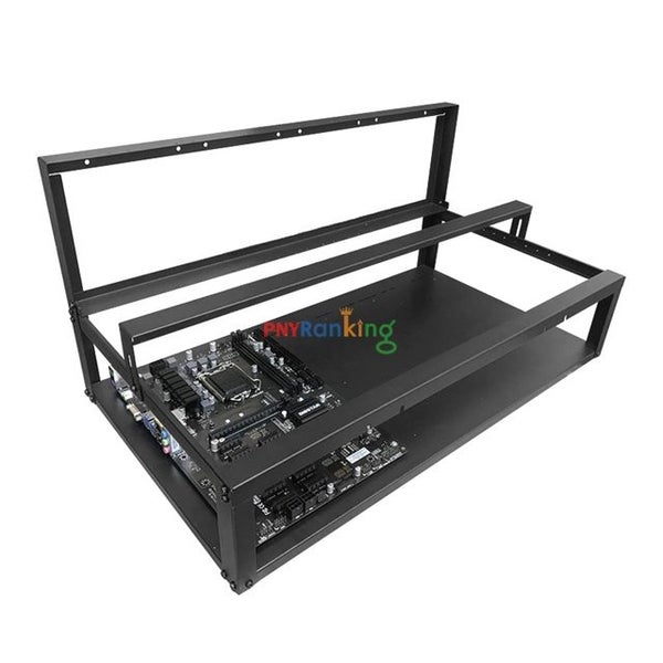 Steel Open Air Mining Rig Frame 6GPU/8GPU/12GPU For B250-12P / B360 BTC PRO Carousel 2