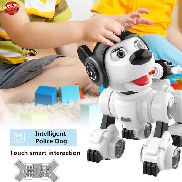Multifunction Smart Remote Control Robot Police Dog Singing Dancing Launch Bulle Carousel 2