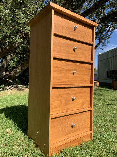 Modern Design Mobel Chilton rimu tallboy- FULLY RESTORED~~~~~ Carousel 1