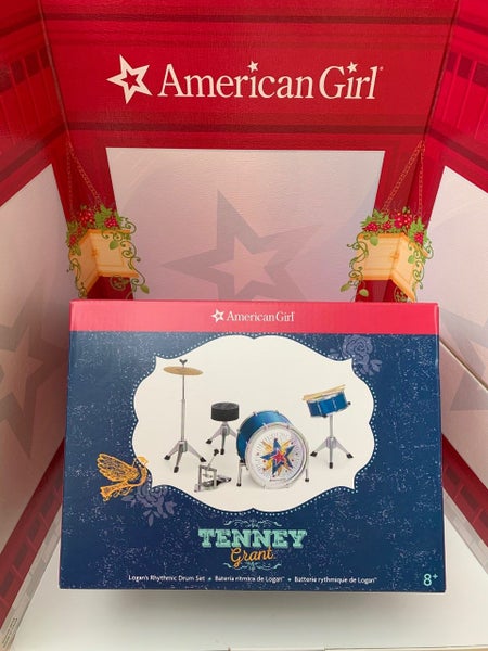 American Girl Doll ~ LOGAN'S RHYTHMIC DRUM SET ~ for 18" dolls. AMAZING set Carousel 2