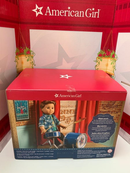 American Girl Doll ~ LOGAN'S RHYTHMIC DRUM SET ~ for 18" dolls. AMAZING set Carousel 3