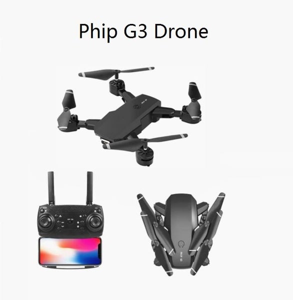 Drone, Phip G3 Drone, Dual Camera, 4K Camera, 1800mAh. Carousel 1