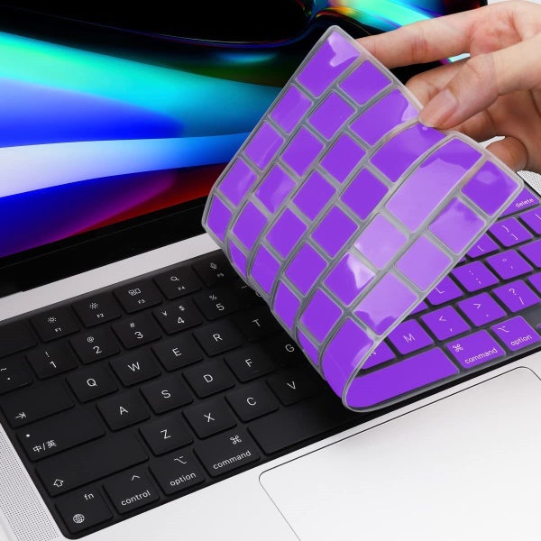 MacBook Air 13 (M4, 2025) A3240 Keyboard Cover Skin [Purple] Carousel 2