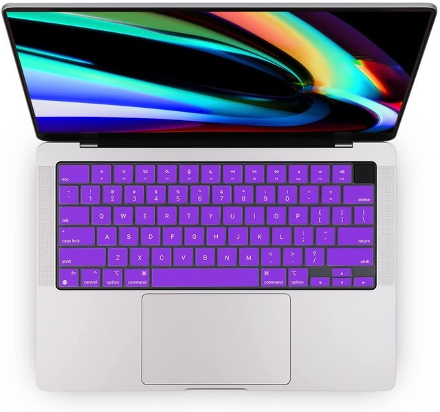 MacBook Air 13 (M4, 2025) A3240 Keyboard Cover Skin [Purple] Carousel 6