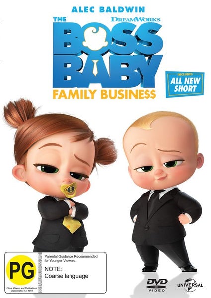 THE BOSS BABY: FAMILY BUSINESS (DVD) Carousel 1