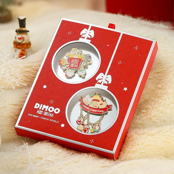 Pop Mart: Dimoo - Christmas Badge Gift Box Carousel 1