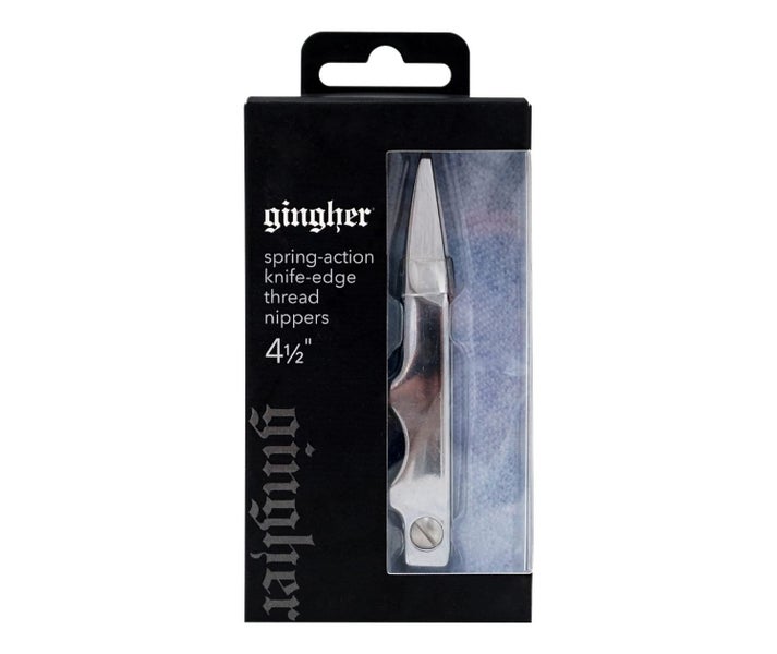 Gingher 4 1/2" Spring-Action Knife-edge Thread Snips Carousel 3