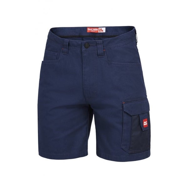 2 X Mens Hard Yakka Legends Cargo Short Work Wear Navy Y05066 Carousel 1