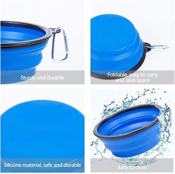 Bowl Dish For Pet Cat Food Water Feeder @ large Capacity 1000ml Carousel 5