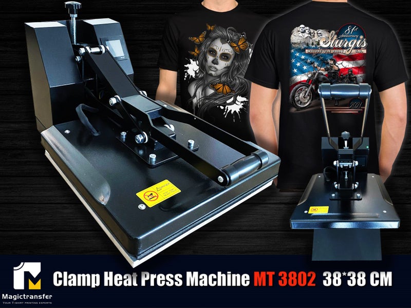 NEW Arrival – ON SALE- Clamp Heat Press Machine MT3802 Carousel 1