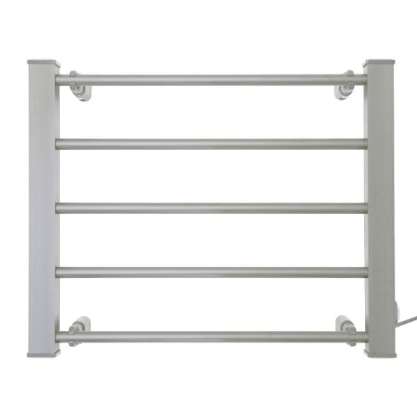 Pronti Heated Towel Rack Electric Bathroom Towel Rails Warmer E90W Silver Carousel 1