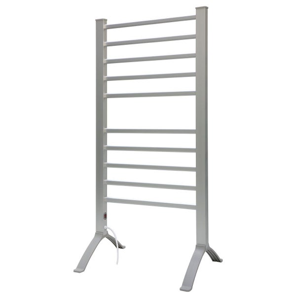 Pronti Heated Towel Rack Electric Bathroom Towel Rails Warmer E160W Silver Carousel 2