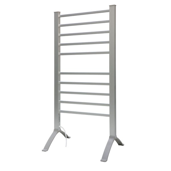 Pronti Heated Towel Rack Electric Bathroom Towel Rails Warmer E160W Silver Carousel 2