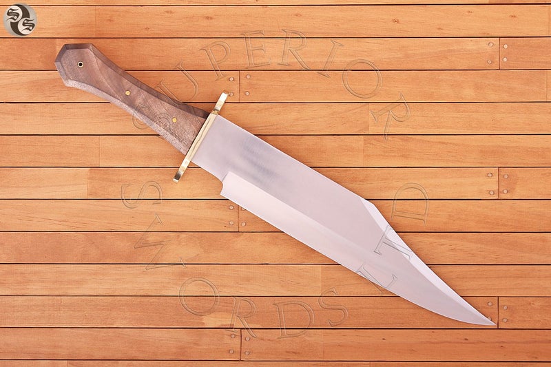 Coffin Hilt Bowie - D2 Tool Steel Carousel 1