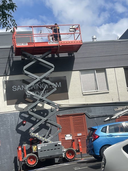 Highrollers Roof Painting . Carousel 1