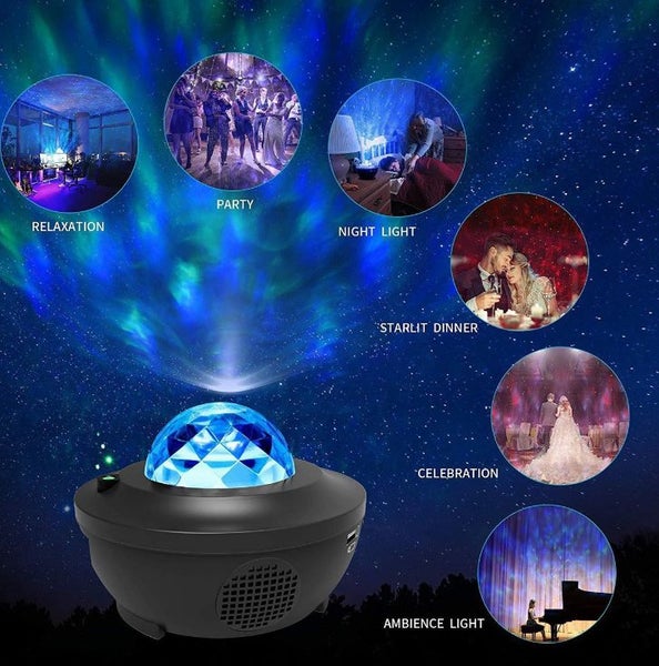 LED Star Projector and Bluetooth Speaker (#935) Carousel 1