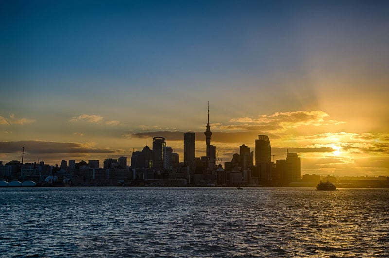 Auckland City Sunset (80cm Canvas Print) Carousel 1