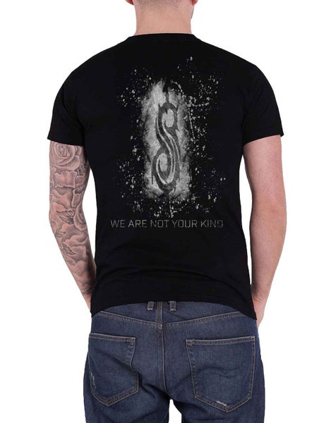 Slipknot T Shirt We Are Not Your Kind White Splatter Band Logo Official Black Carousel 2