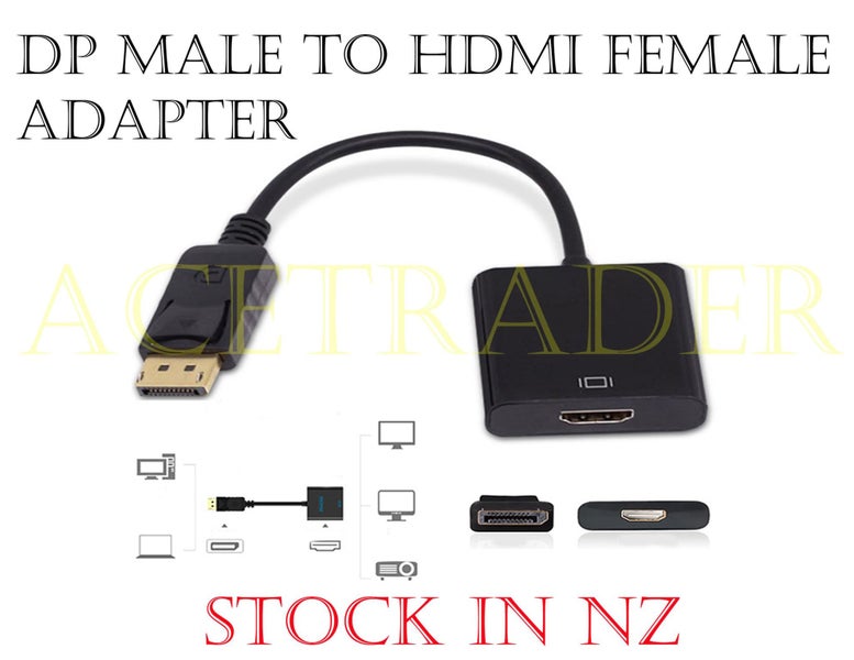 DP Male To Hdmi Female Cable Adapter Carousel 1