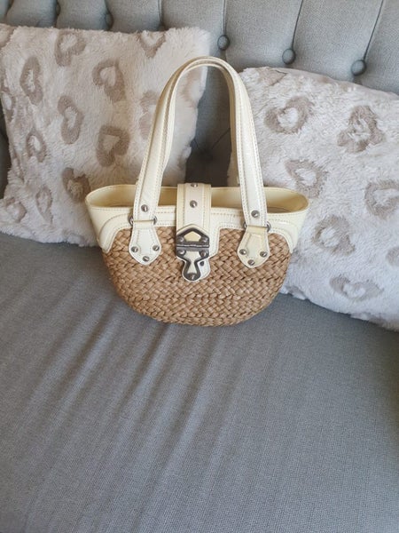 Michael kors clearance rattan handbag