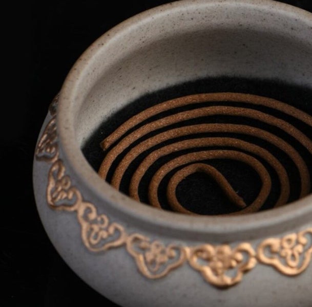 Coil Incense Bowl, Holder for Meditation, Relaxation, Calmness, Energy Cleanse Carousel 2